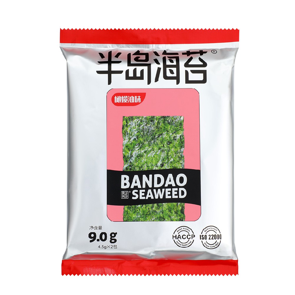 半島海苔2連包-橄欖油味