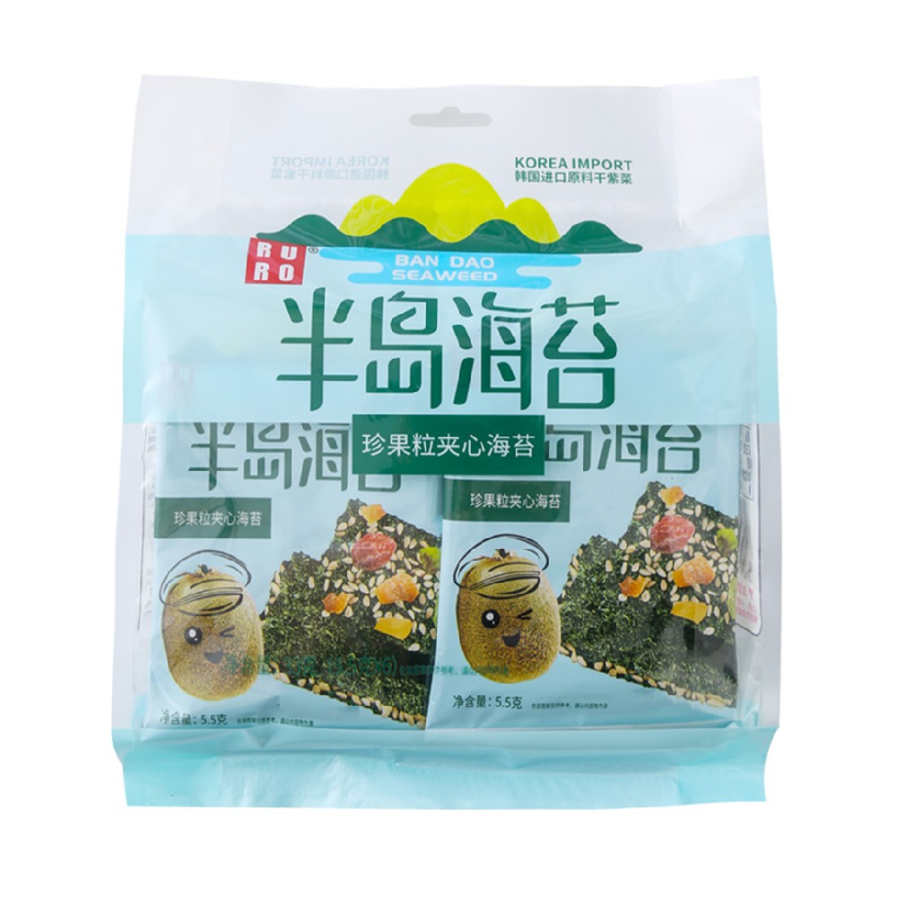 珍果粒夾心海苔